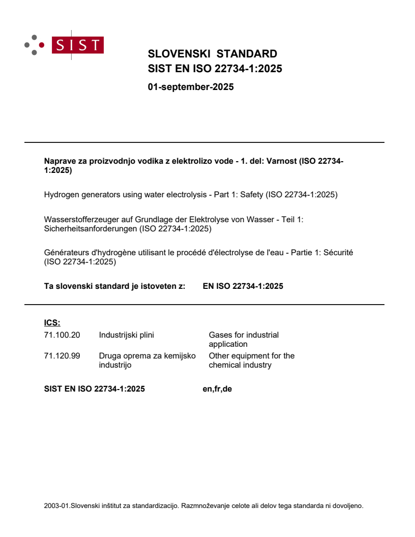 EN ISO 22734-1:2025