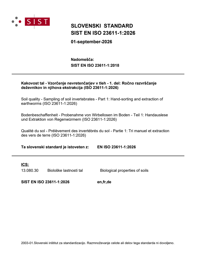 EN ISO 23611-1:2026 EN ISO 23611-1:2026 - Page 1 preview