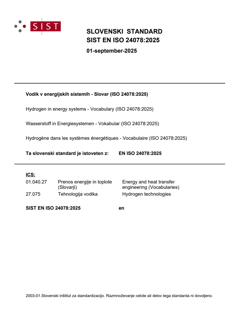 EN ISO 24078:2025