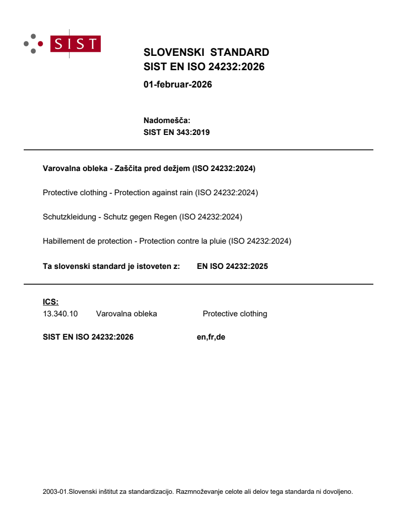 SIST EN ISO 24232:2026 SIST EN ISO 24232:2026 - Page 1 preview