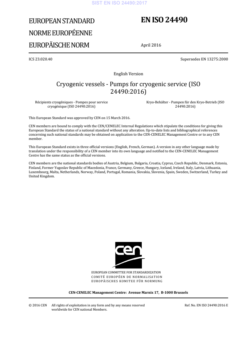 EN ISO 24490:2016 EN ISO 24490:2017 - Page 3 preview