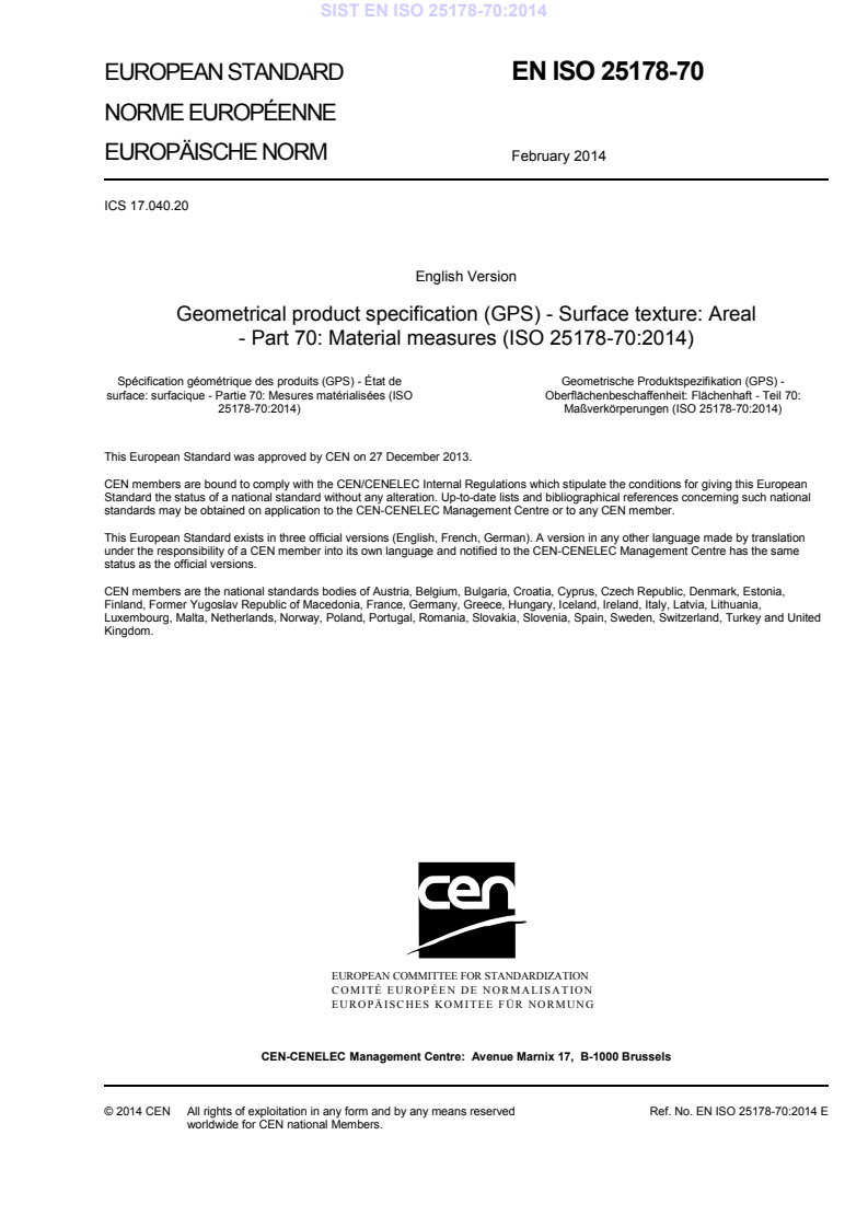 EN ISO 25178-70:2014 EN ISO 25178-70:2014 - BARVE - Page 3 preview