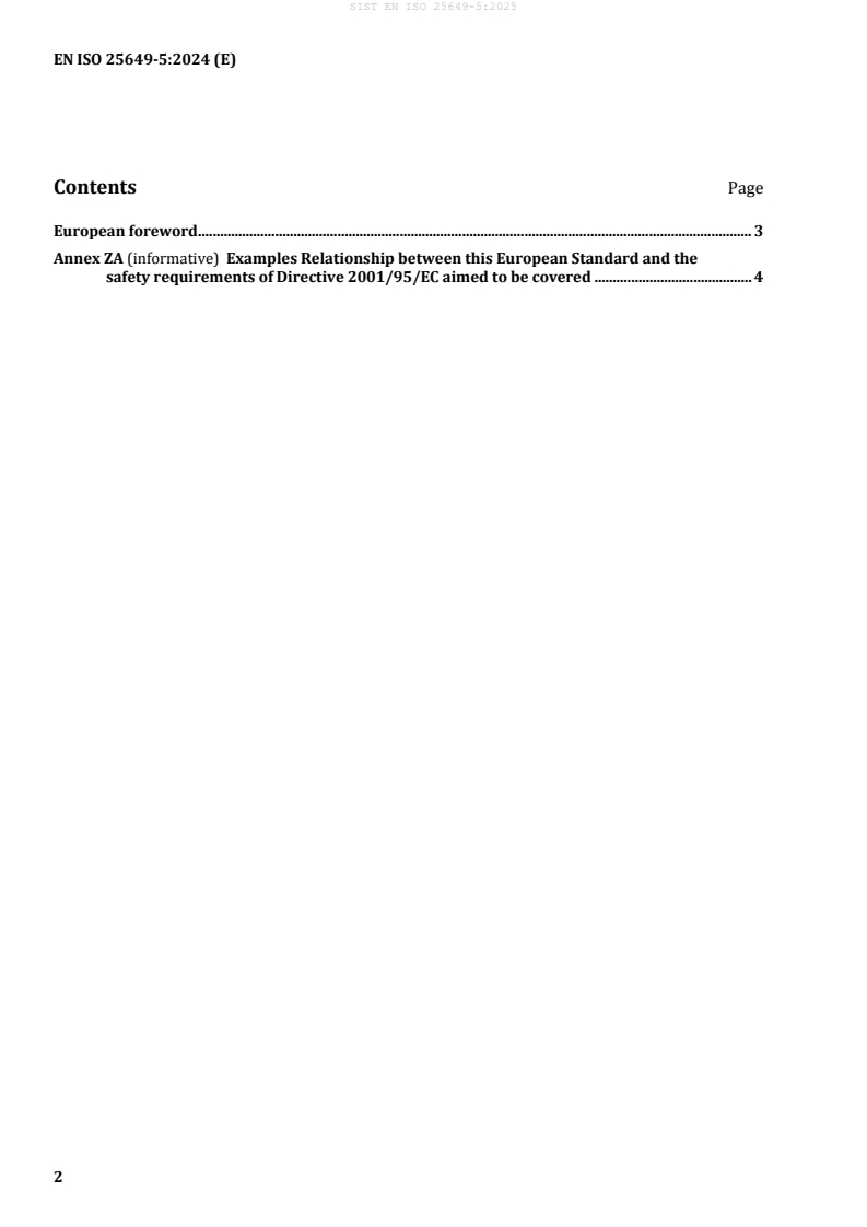 EN ISO 25649-5:2024 EN ISO 25649-5:2025 - BARVE - Page 4 preview