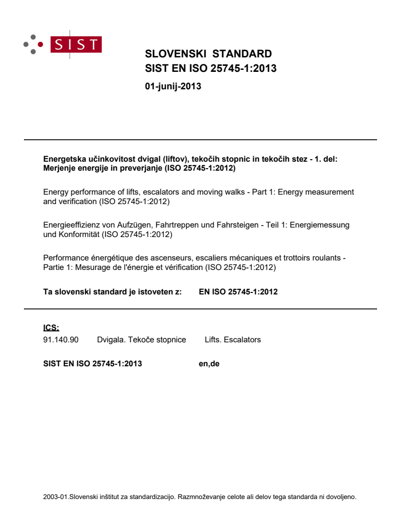 EN ISO 25745-1:2012 EN ISO 25745-1:2013 - Page 1 preview