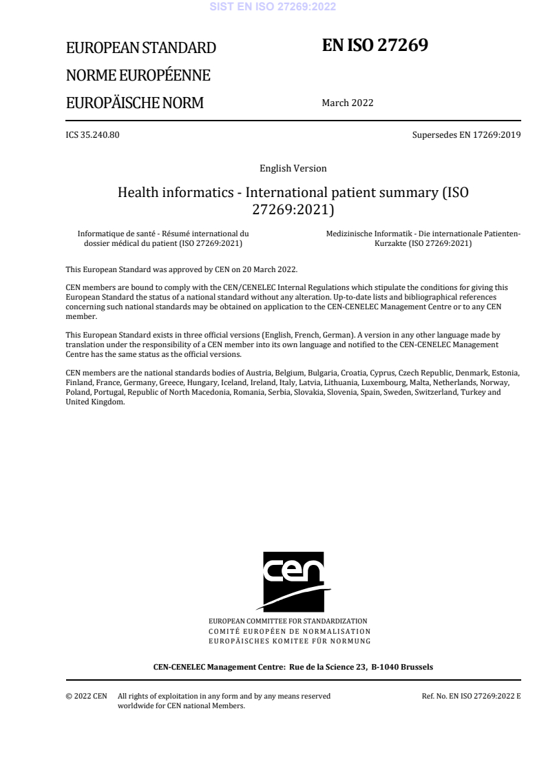 EN ISO 27269:2022 EN ISO 27269:2022 - Page 3 preview