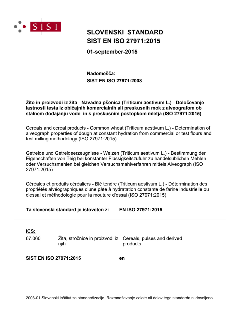 EN ISO 27971:2015 EN ISO 27971:2015 - Page 1 preview