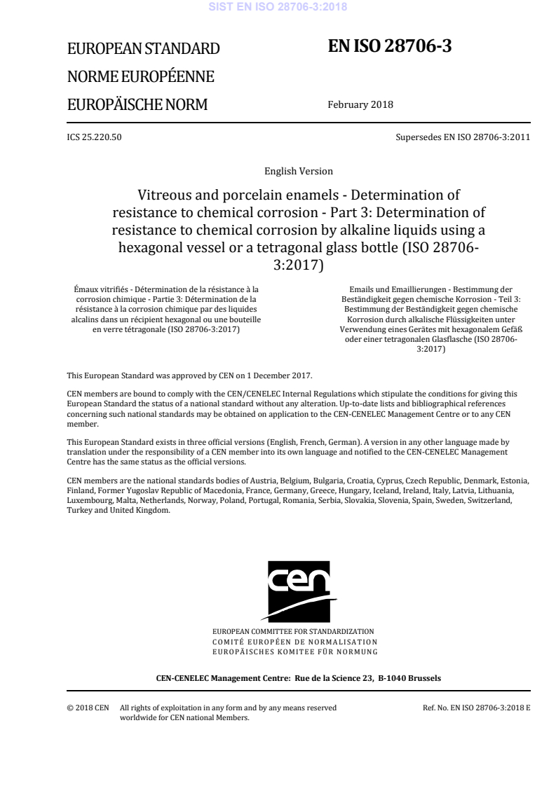 EN ISO 28706-3:2018 EN ISO 28706-3:2018 - BARVE - Page 3 preview