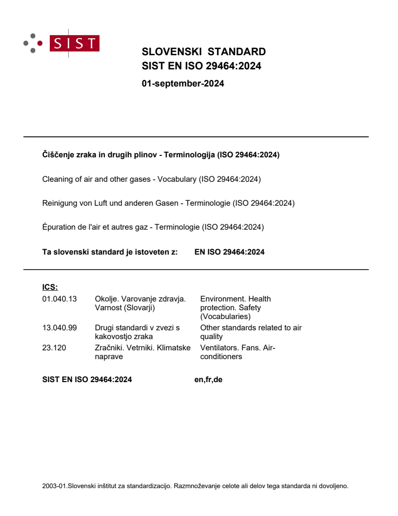 EN ISO 29464:2024 EN ISO 29464:2024 - Page 1 preview