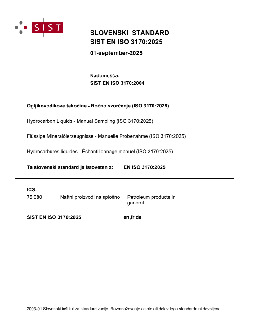EN ISO 3170:2025