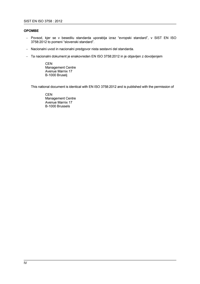 EN ISO 3758:2012 EN ISO 3758:2012 - Page 4 preview