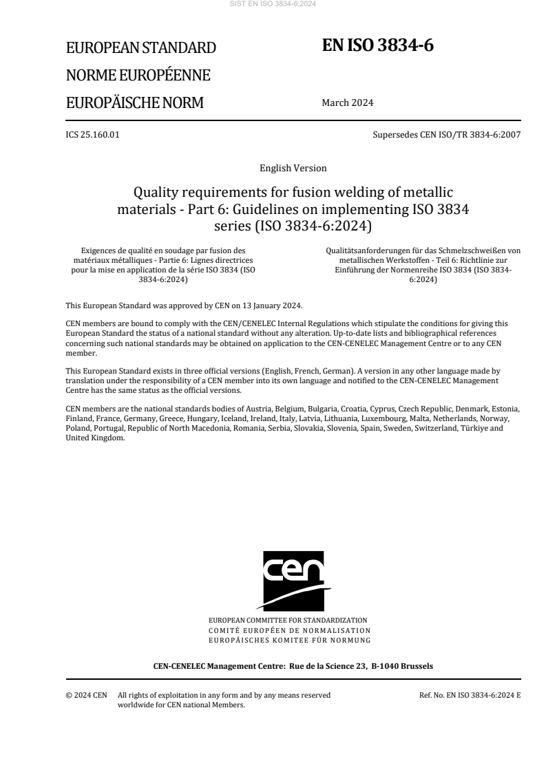 EN ISO 3834-6:2024 EN ISO 3834-6:2024 - Page 3 preview