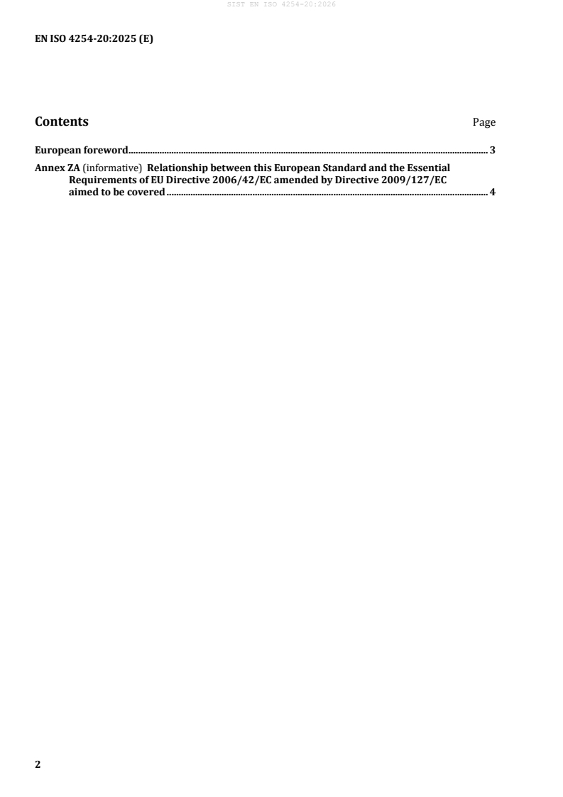EN ISO 4254-20:2025 EN ISO 4254-20:2026 - Page 4 preview