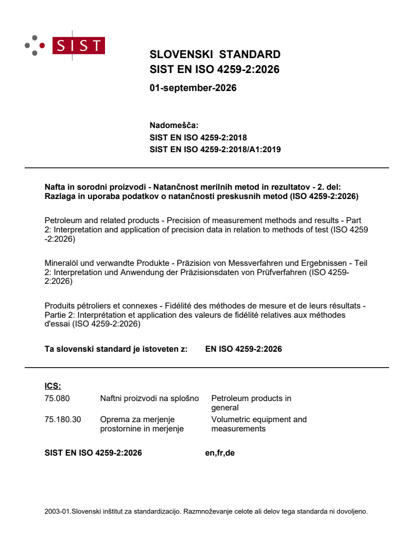 SIST EN ISO 4259-2:2026 SIST EN ISO 4259-2:2026 - Page 1 preview