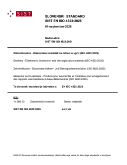 EN ISO 4823:2025 EN ISO 4823:2025 - Page 1 preview