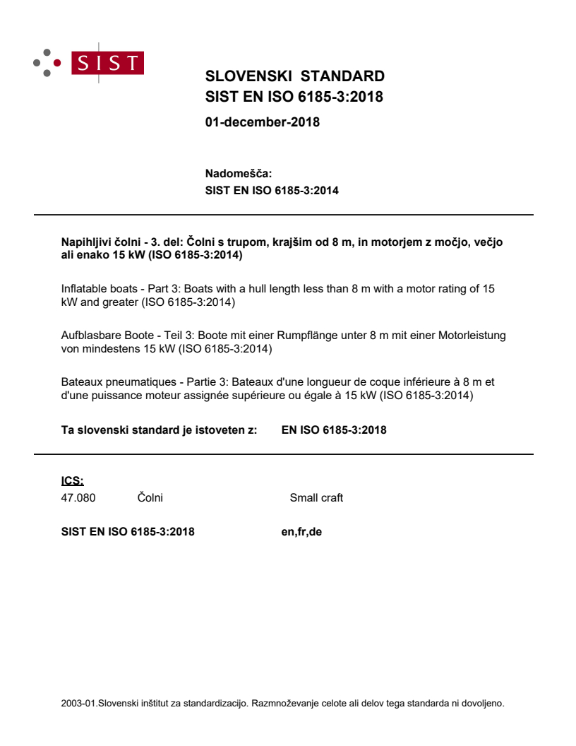EN ISO 6185-3:2018 EN ISO 6185-3:2018 - Page 1 preview