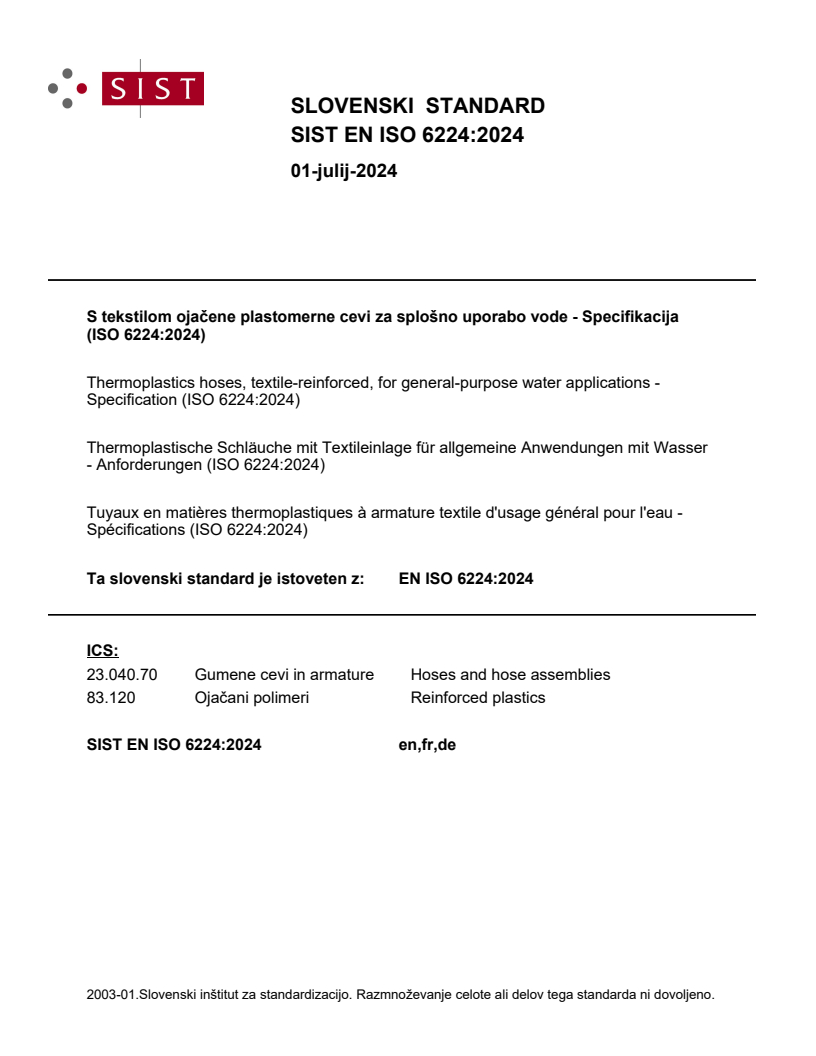 EN ISO 6224:2024 EN ISO 6224:2024 - Page 1 preview