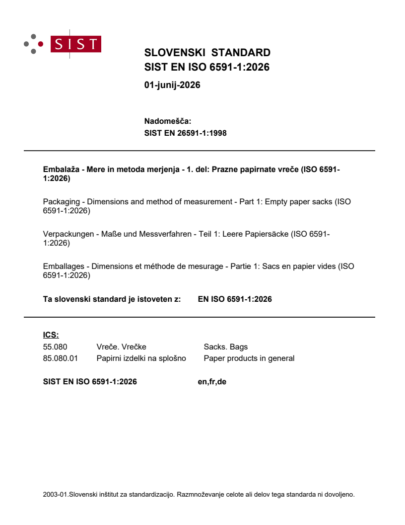 EN ISO 6591-1:2026 EN ISO 6591-1:2026 - BARVE - Page 1 preview