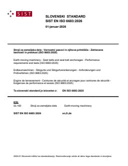 SIST EN ISO 6683:2026 - Page 1 preview