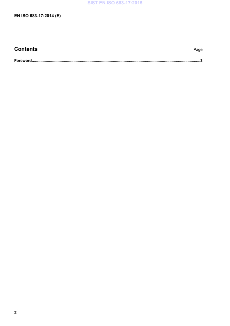 EN ISO 683-17:2014 EN ISO 683-17:2015 - Page 4 preview