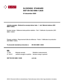 EN ISO 6980-1:2025 - BARVE - Page 1 preview