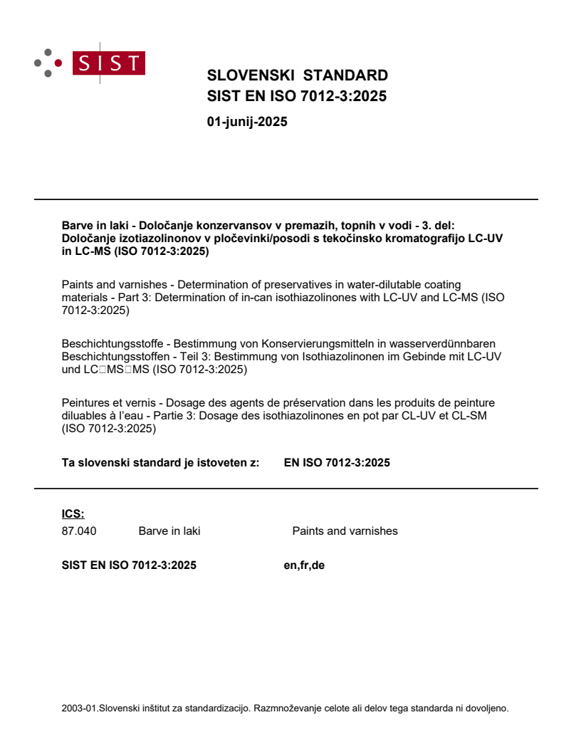 EN ISO 7012-3:2025 EN ISO 7012-3:2025 - Page 1 preview