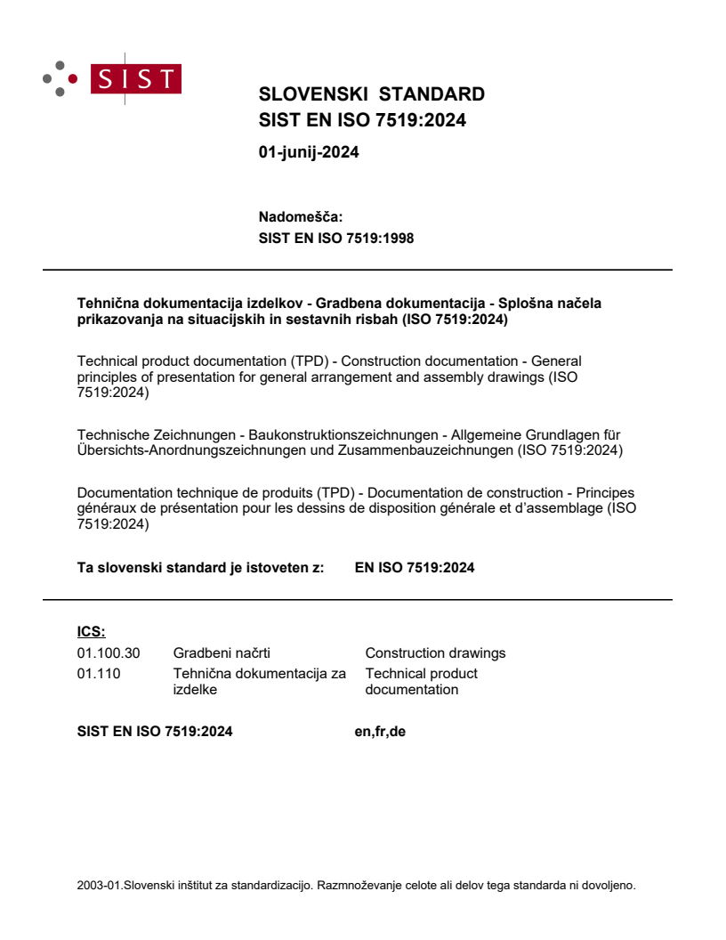EN ISO 7519:2024 EN ISO 7519:2024 - Page 1 preview