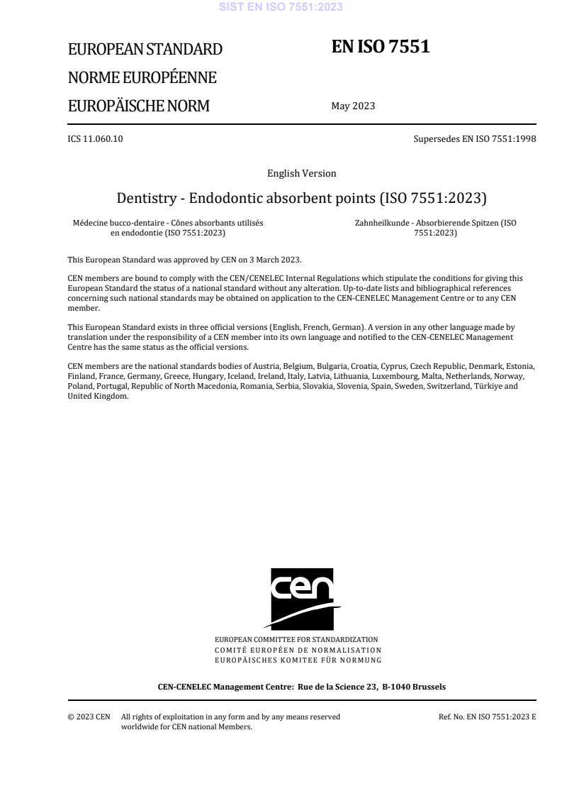 EN ISO 7551:2023 EN ISO 7551:2023 - Page 3 preview