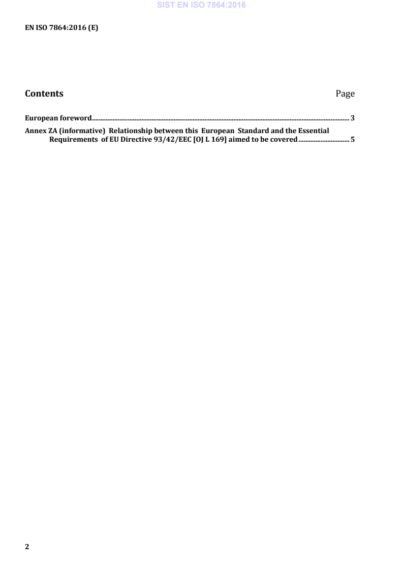 SIST EN ISO 7864:2016 SIST EN ISO 7864:2016 - BARVE - Page 4 preview