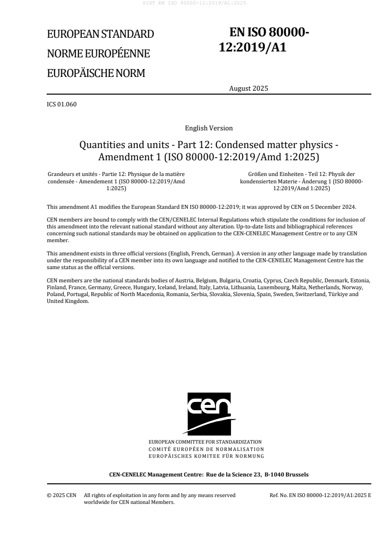 SIST EN ISO 80000-12:2019/A1:2025 SIST EN ISO 80000-12:2019/A1:2025
