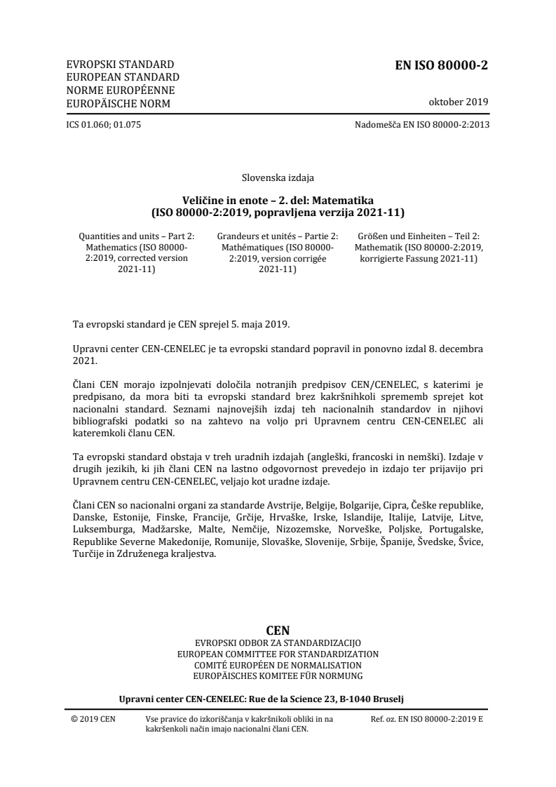 EN ISO 80000-2:2019 EN ISO 80000-2:2019 - Page 3 preview