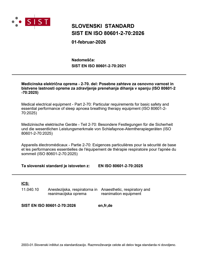 SIST EN ISO 80601-2-70:2026 SIST EN ISO 80601-2-70:2026 - BARVE