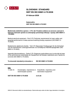 SIST EN ISO 80601-2-70:2026 SIST EN ISO 80601-2-70:2026 - BARVE - Page 1 preview