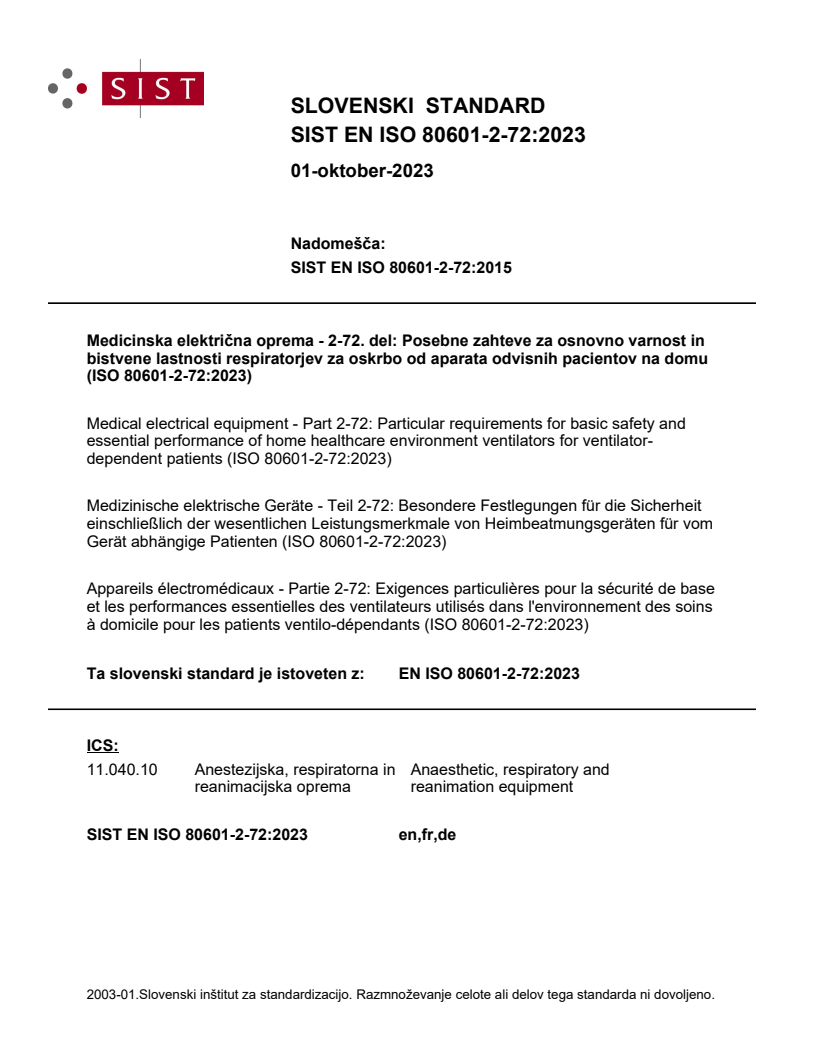 EN ISO 80601-2-72:2023 EN ISO 80601-2-72:2023 - BARVE - Page 1 preview