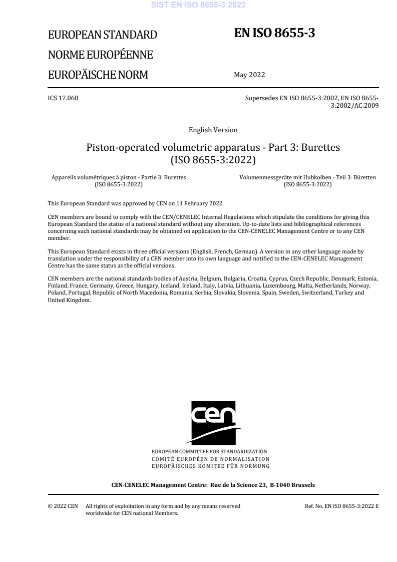 EN ISO 8655-3:2022 EN ISO 8655-3:2022 - Page 3 preview