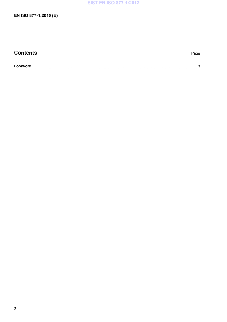 EN ISO 877-1:2010 EN ISO 877-1:2012 - Page 4 preview