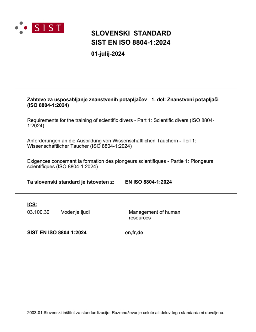 EN ISO 8804-1:2024 EN ISO 8804-1:2024 - Page 1 preview