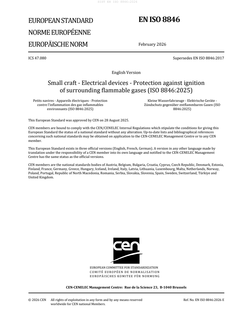 SIST EN ISO 8846:2026 SIST EN ISO 8846:2026 - Page 3 preview