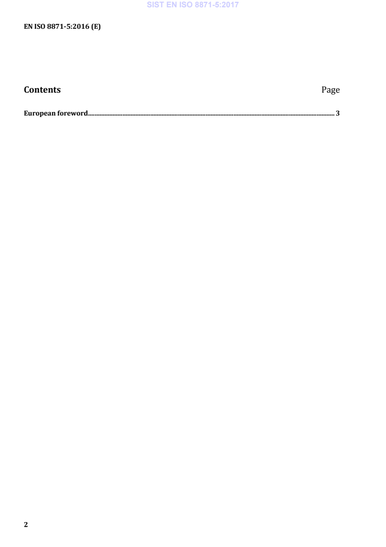EN ISO 8871-5:2016 EN ISO 8871-5:2017 - Page 4 preview