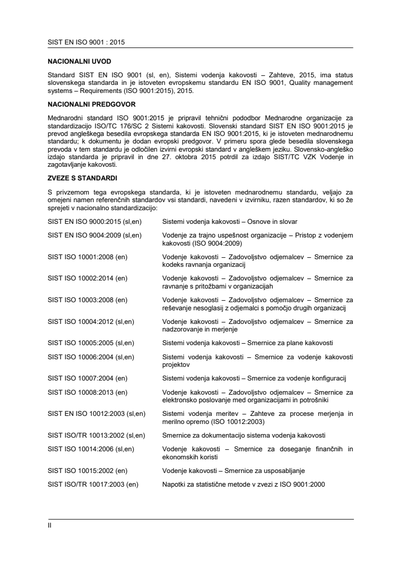 SIST EN ISO 9001:2015 SIST EN ISO 9001:2015 - Page 2 preview