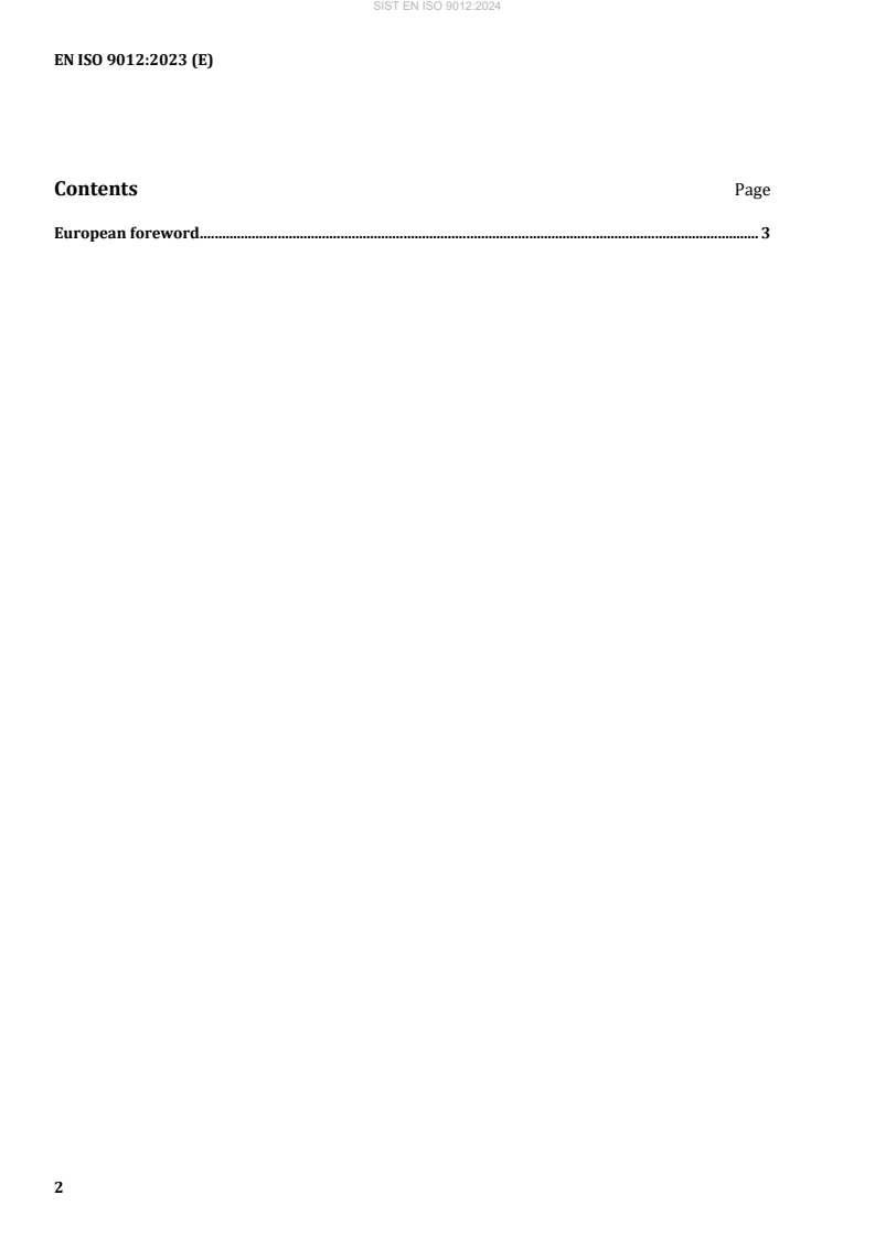 EN ISO 9012:2023 EN ISO 9012:2024 - Page 4 preview