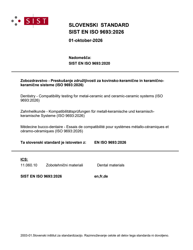 EN ISO 9693:2026 EN ISO 9693:2026 - Page 1 preview