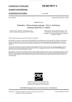 EN ISO 9917-1:2025 - Page 3 preview