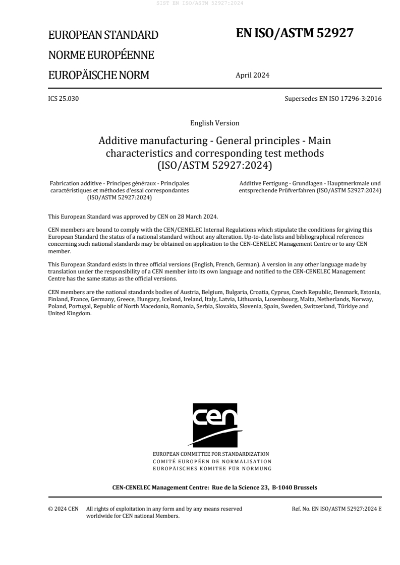 EN ISO/ASTM 52927:2024 EN ISO/ASTM 52927:2024 - Page 3 preview