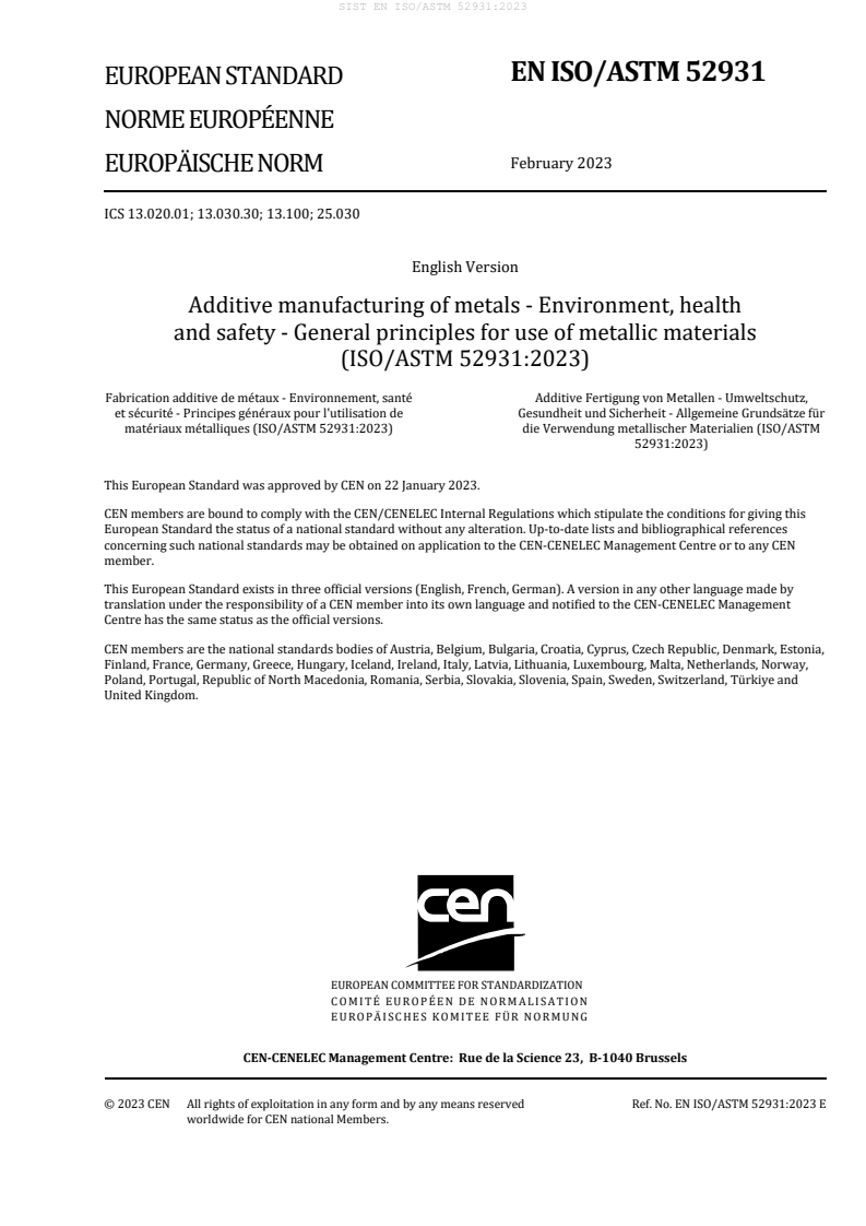 EN ISO/ASTM 52931:2023 EN ISO/ASTM 52931:2023 - Page 3 preview