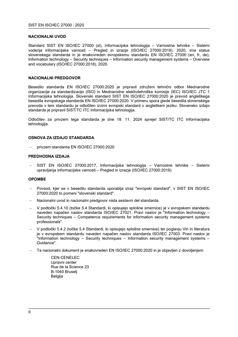 EN ISO/IEC 27000:2020 EN ISO/IEC 27000:2020 - Page 2 preview