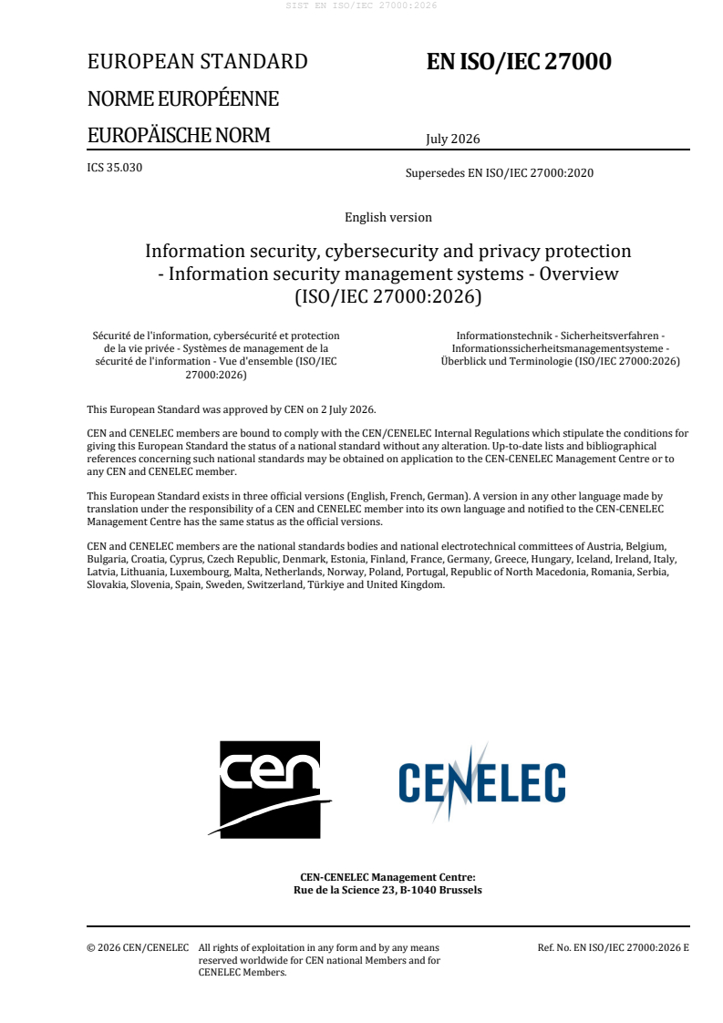 EN ISO/IEC 27000:2026 EN ISO/IEC 27000:2026 - Page 3 preview