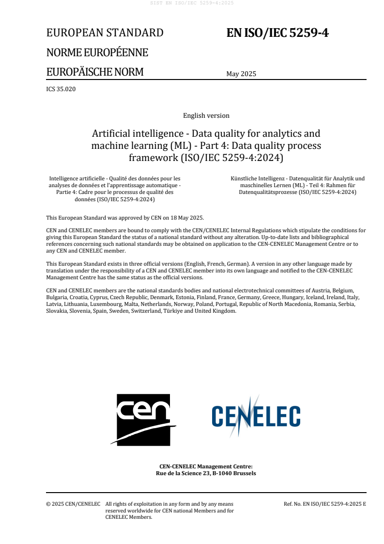 EN ISO/IEC 5259-4:2025