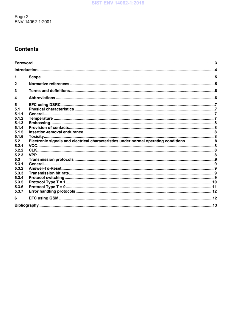 ENV 14062-1:2001 ENV 14062-1:2018 - Page 4 preview