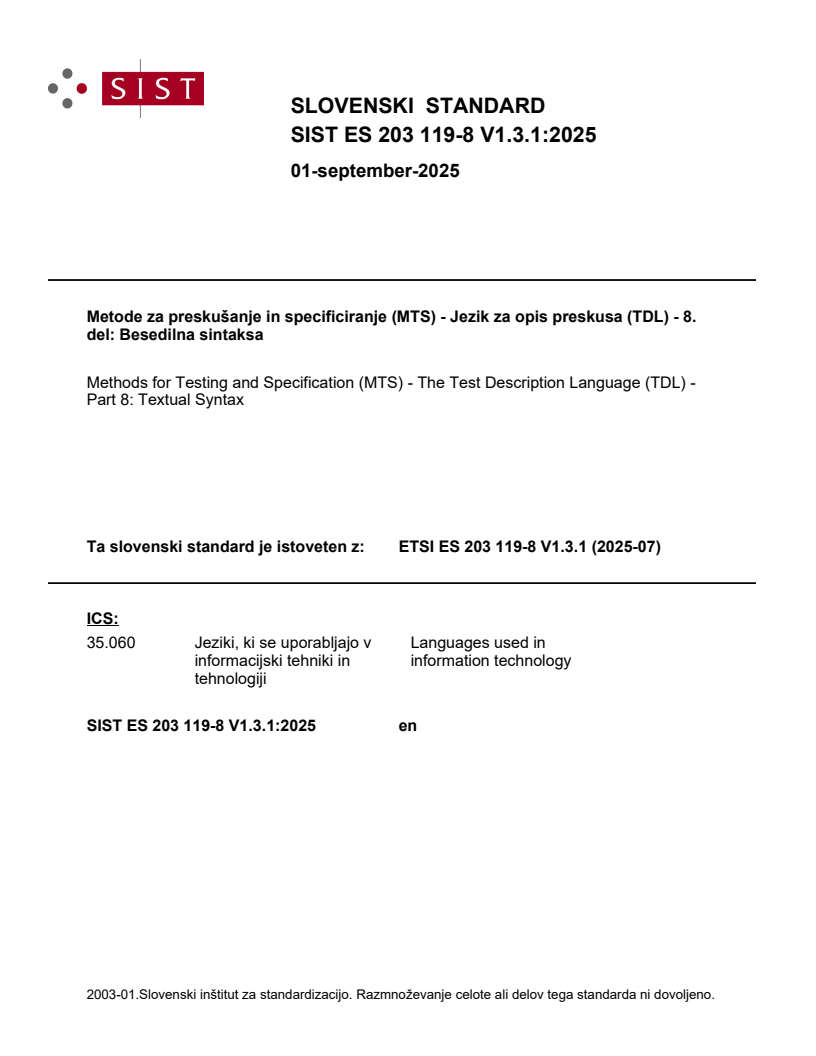 ES 203 119-8 V1.3.1:2025