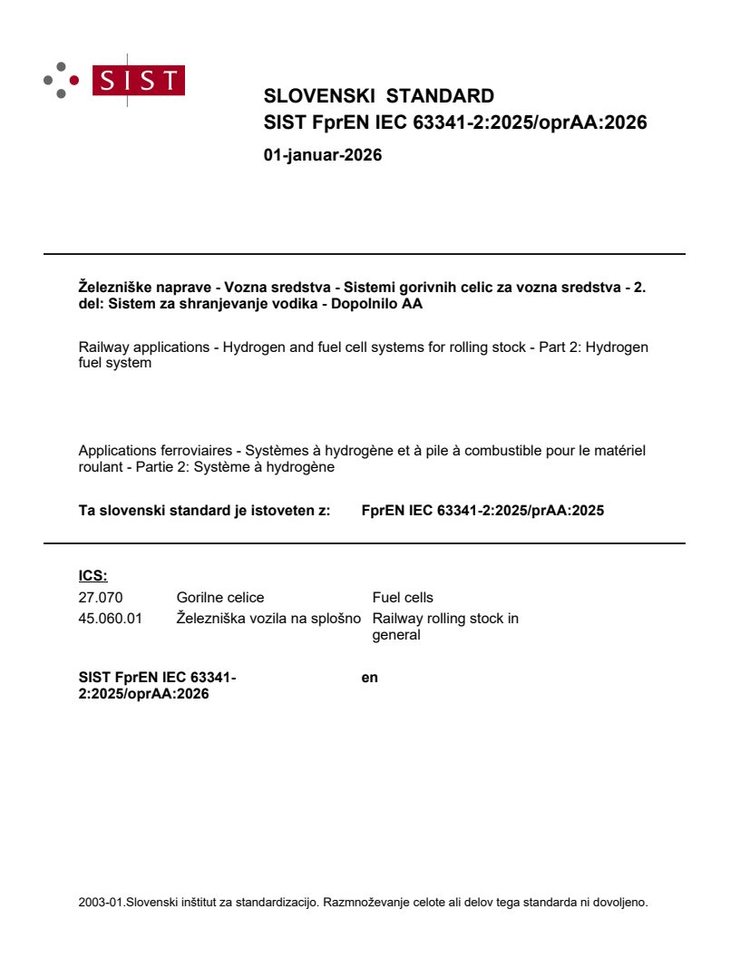 FprEN IEC 63341-2:2025/prAA:2025 FprEN IEC 63341-2:2025/oprAA:2026